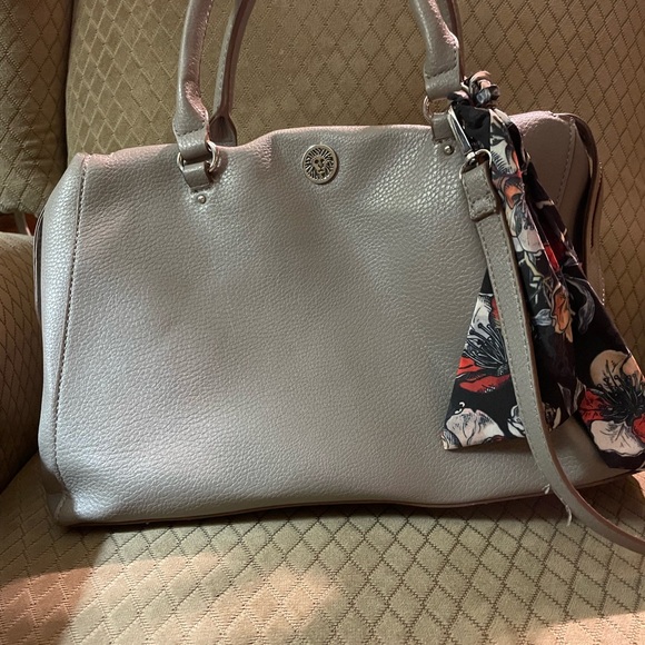 Anne Klein Gray Hand & Shoulder Bag - Picture 3 of 9